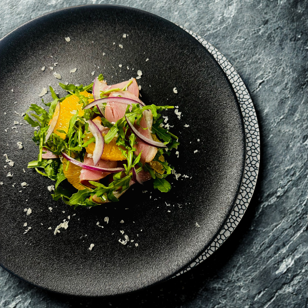 Citrus and Smoked Duck Breast Araugla Salad