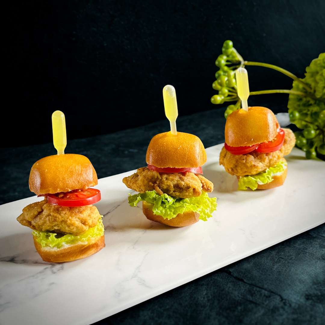 Speacial Fried Chicken Bun with Lemon Gel