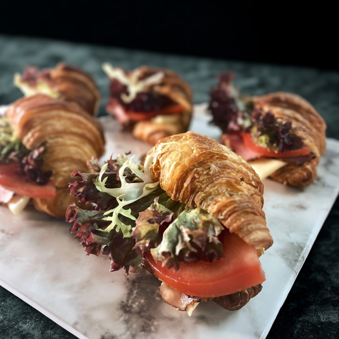 Croissant Delight: Smoked Chicken or Beef Cheese