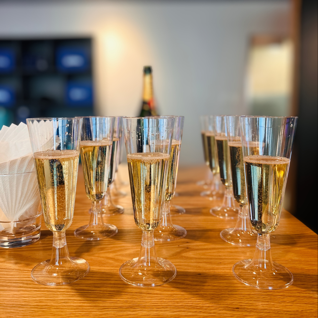 Disposable Plastic Champagne Glasses