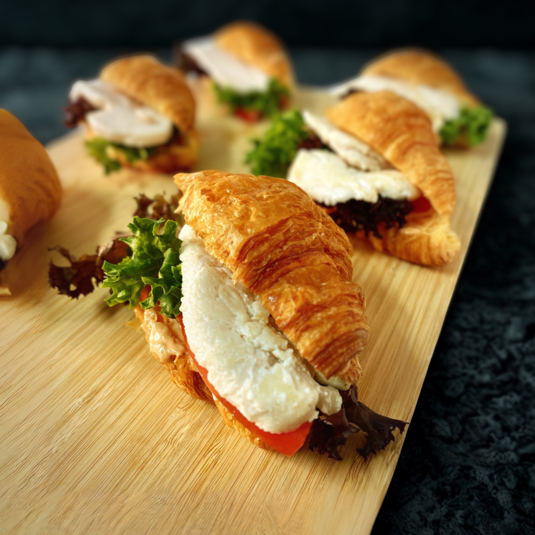 Croissant Delight: Smoked Chicken or Beef Cheese