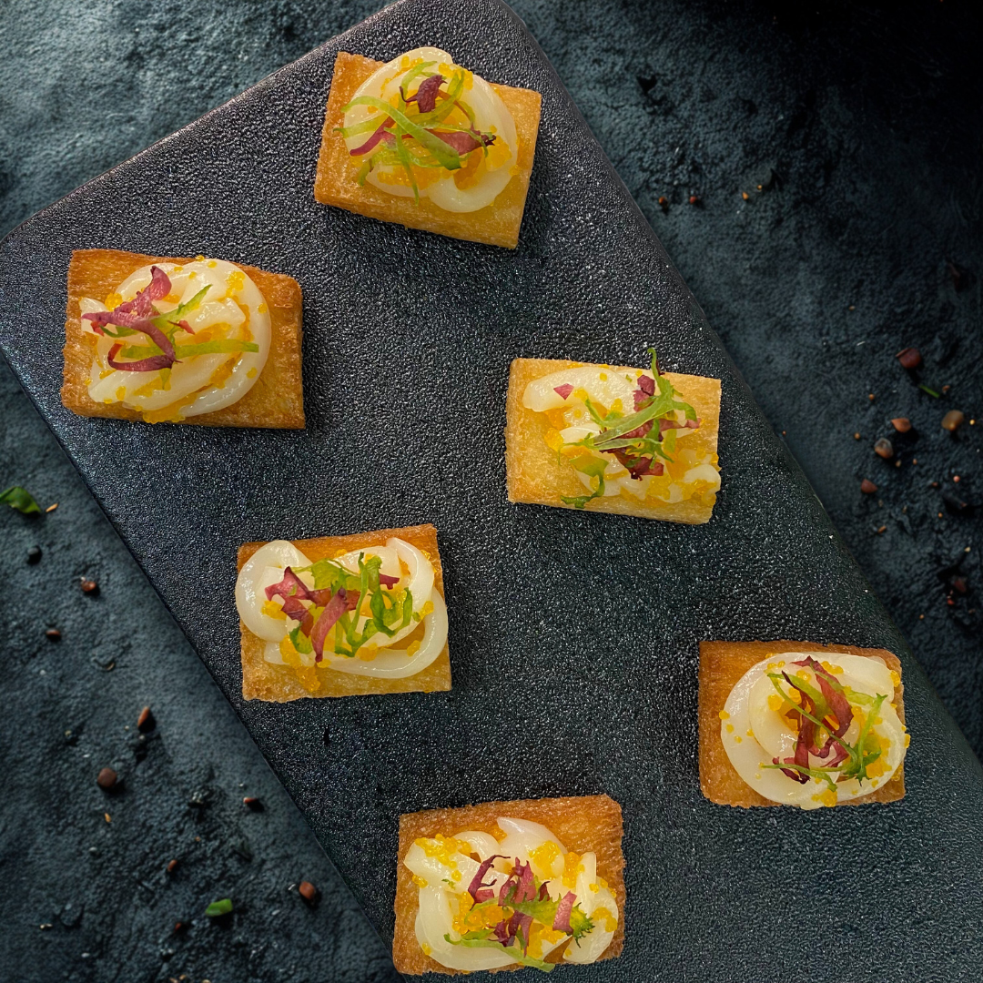 Japanese Ika Kogane on Golden Toasted