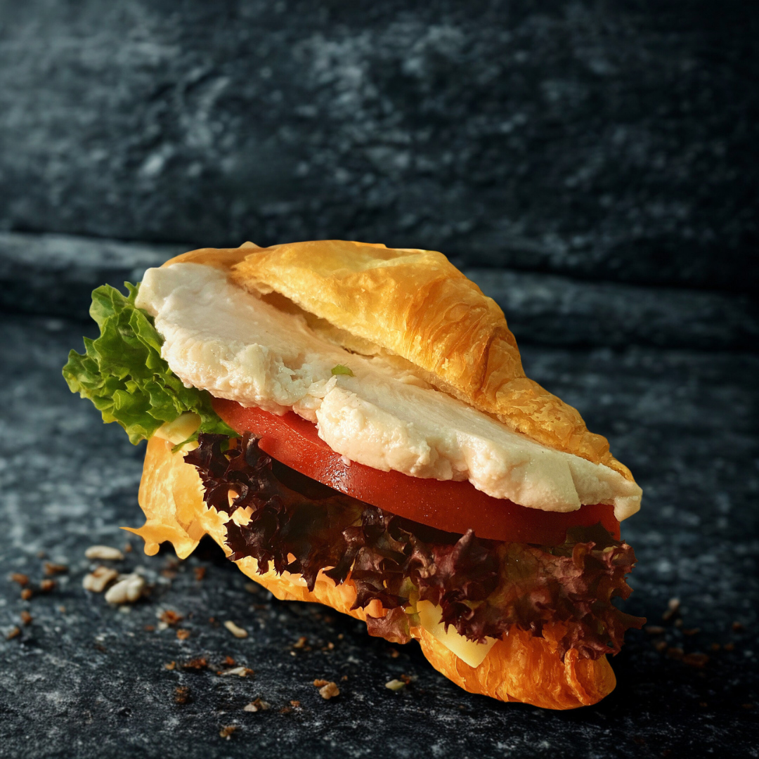 Croissant Delight: Smoked Chicken or Beef Cheese