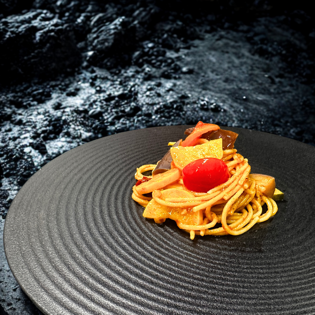 Mediterranean-Style Spaghetti with Tomatoes