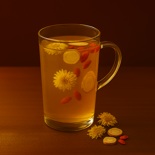Hot American Ginseng & Chrysanthemum with Honey