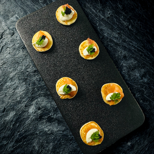 Scottish Smoked Salmon & Caviar Blini