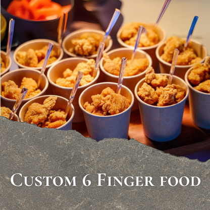 Custom 6 Finger Food