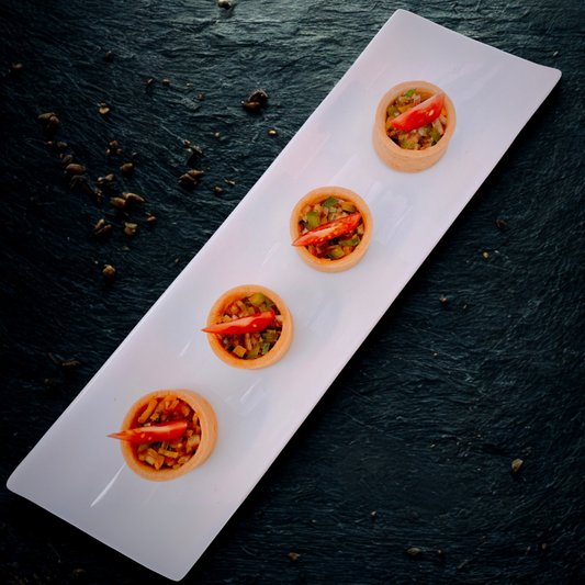 🍀Cherry Tomato Tartlet in a Flaky Pastry Shell