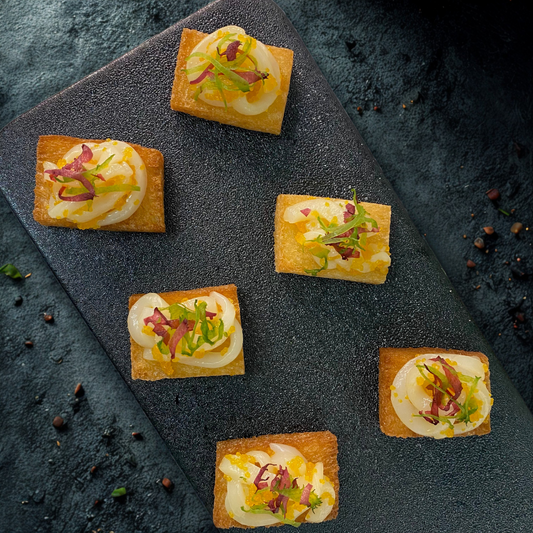 Japanese Ika Kogane on Golden Toasted