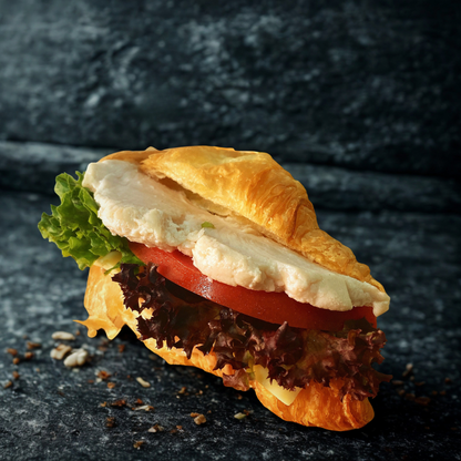 Croissant Delight: Smoked Chicken or Beef Cheese