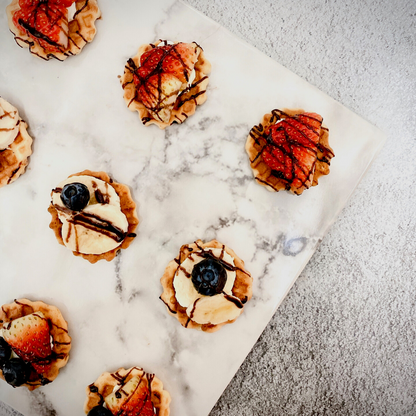 Fresh Fruit Biscuit Waffle 🍃