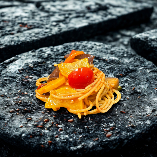 Mediterranean-Style Spaghetti with Tomatoes