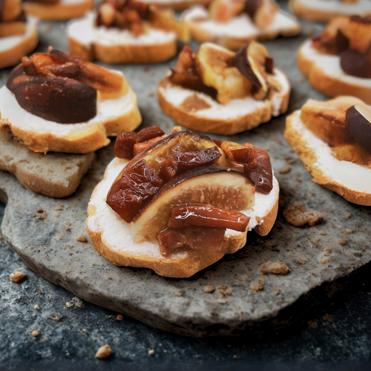Figs & Ricotta Cheese Bruschetta