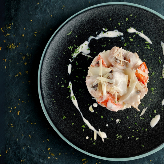 Black Truffle Cream Chicken with Rice or Penne