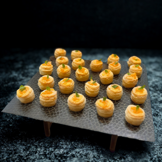 Mango Custard Tartlet with Puff Pastry 🍃