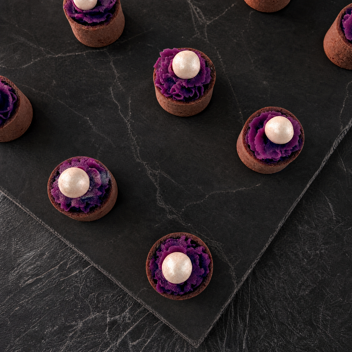 ⭐ Purple Sweet Potato Tart 🍃