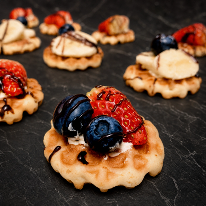 Fresh Fruit Biscuit Waffle 🍃