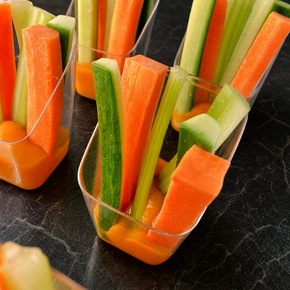 Vegetable Strips with Pumpkin Dip  🍃🌱⁺ 🅖